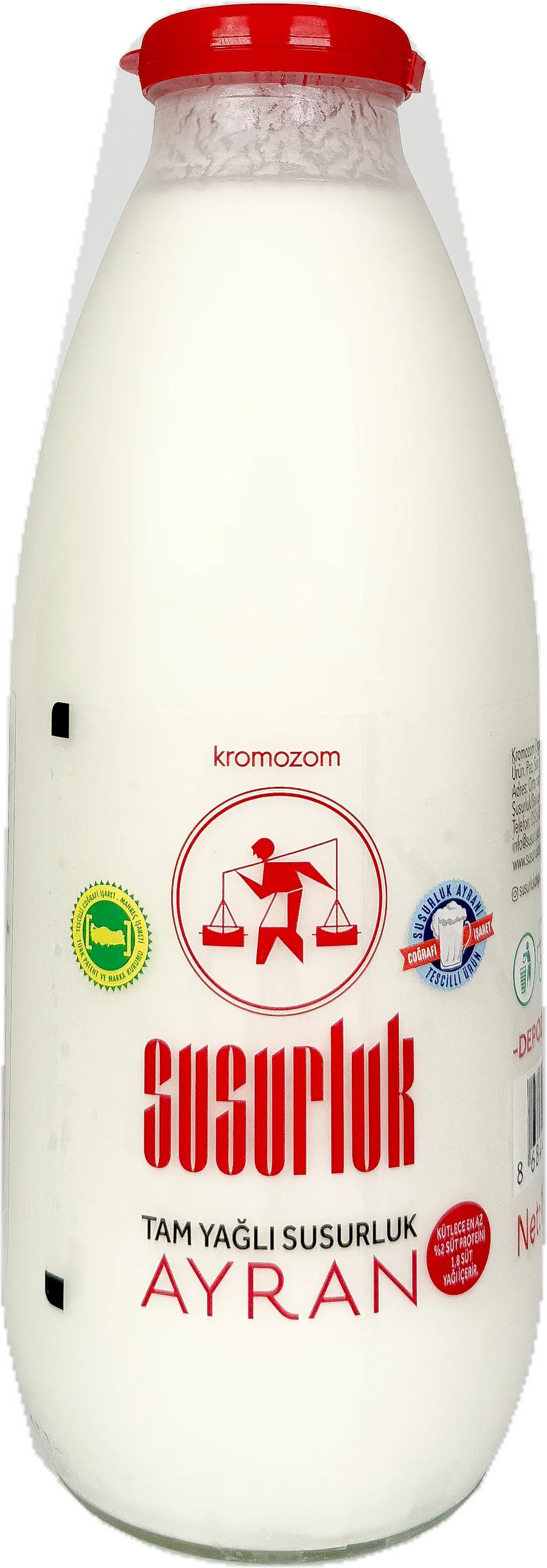 Kromozom Susurluk Ayran, 1000 ml şişe
